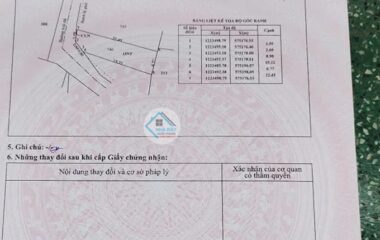 [Đất Nền] – 6X22M Thổ Cư 100% Mặt Tiền Đường Trải Đá, Khu Dân Cư