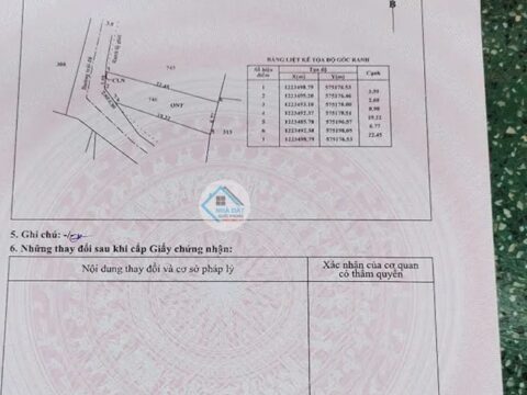 [Đất Nền] – 6X22M Thổ Cư 100% Mặt Tiền Đường Trải Đá, Khu Dân Cư