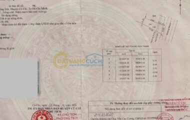 Bán nhà mặt tiền đường số 21 sát chợ Việt Kiều, Củ Chi 5x12m