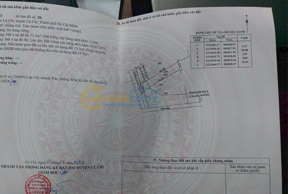 Bán đất thổ cư Xã Củ Chi – ảnh 2/4