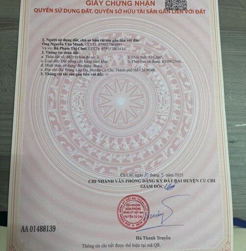 Bán đất nông nghiệp, đất vườn Xã Nhuận Đức – ảnh 6/6