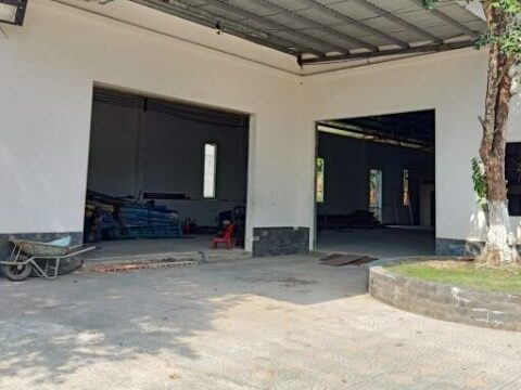 Cho thuê nhà và kho xưởng 4868m2 mặt tiền Bến Đình, An Nhơn Tây
