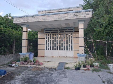 Nhà mặt tiền đường Lê Thị Long – 349m2 – 8×38 nở hậu 9m – 317m2 thổ cư – xã Phước Hiệp – Củ Chi