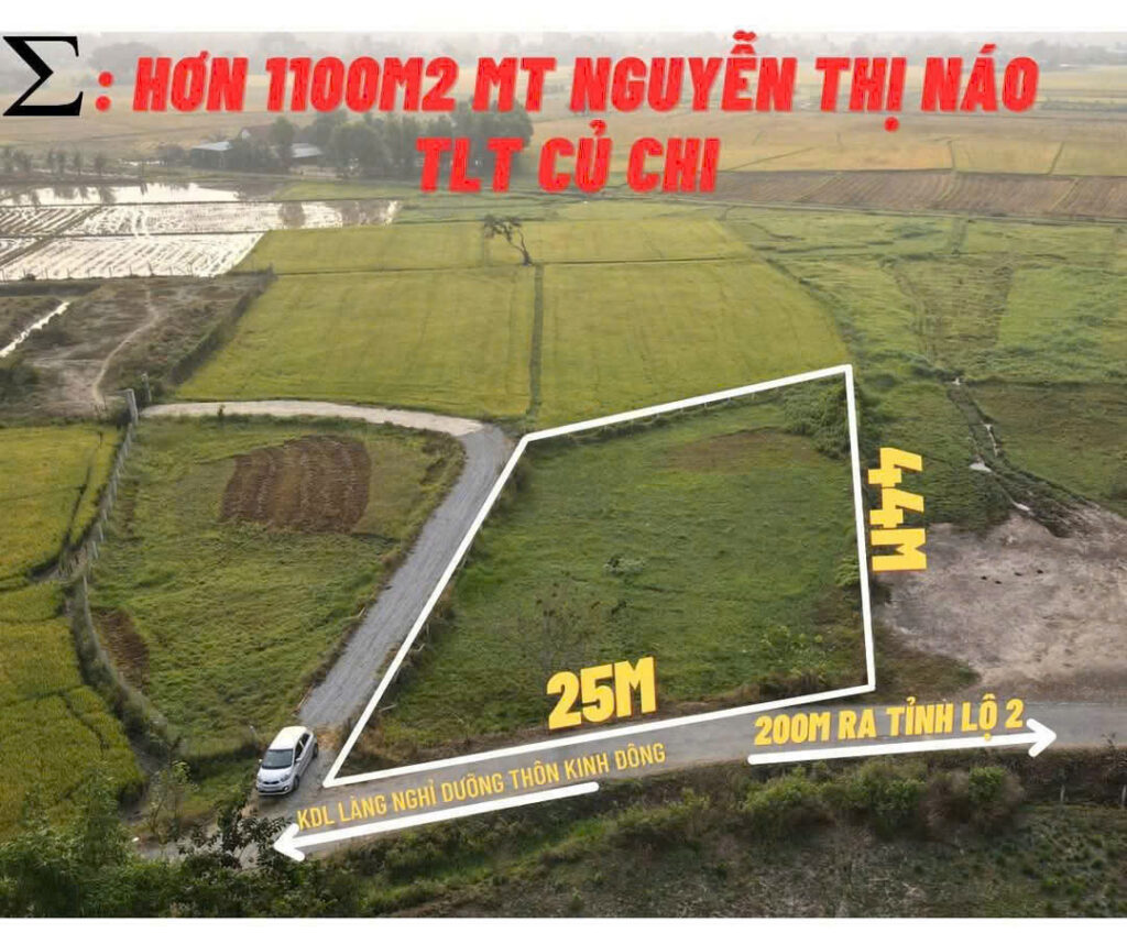 Bán đất thổ cư Xã Thái Mỹ – ảnh 1/4