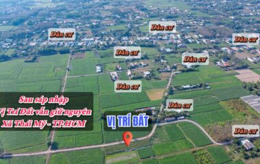 Bán 3 lô đất liền kề mặt tiền đường 690 – 600m2 – 16×35 nở hậu 18m – xã Thái Mỹ – Củ Chi