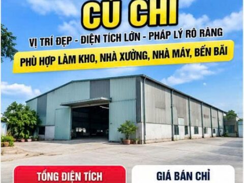 Kho xưởng Đường 87 Tân Phú Trung Củ Chi 5366m2 giá 35 Tỷ cần bán gấp!