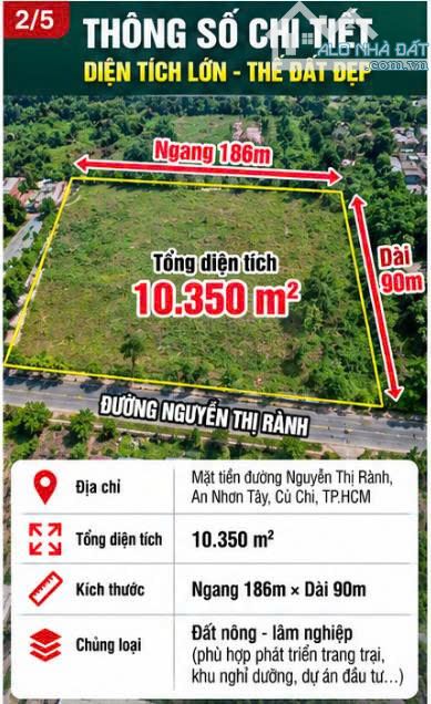 Bán đất nền dự án Xã An Nhơn Tây – ảnh 2/4