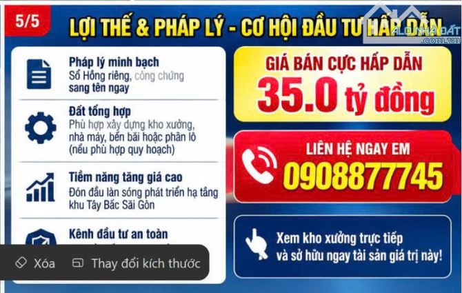 Bán kho, nhà xưởng Xã Củ Chi – ảnh 5/5