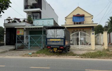 Bán nhà lầu và 7 phòng trọ mặt tiền đường Sông Lu – 485m2 – 8×60 – 181m2 thổ cư – xã Trung An – Củ Chi