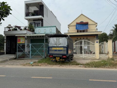 Bán nhà lầu và 7 phòng trọ mặt tiền đường Sông Lu – 485m2 – 8×60 – 181m2 thổ cư – xã Trung An – Củ Chi