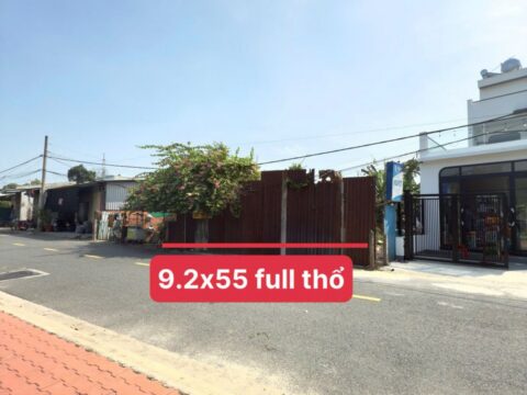 Đất 2/ đường Tỉnh Lộ 15 – 495m2 – 9×55 – 471m2 thổ cư – xã Tân Thạnh Tây – Củ Chi