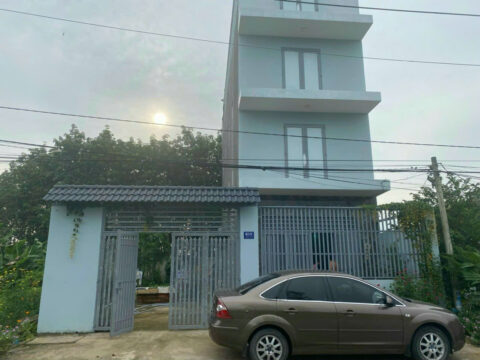 Nhà 4 tầng mặt tiền đường Gót Chàng – 223m2 – 10×23 – 176m2 thổ cư – xã Nhuận Đức – Củ Chi